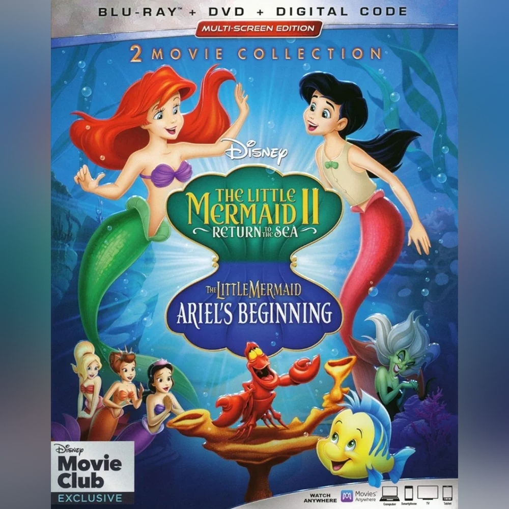 2/$18 The Little Mermaid DVD set (Disney movie club exclusive)